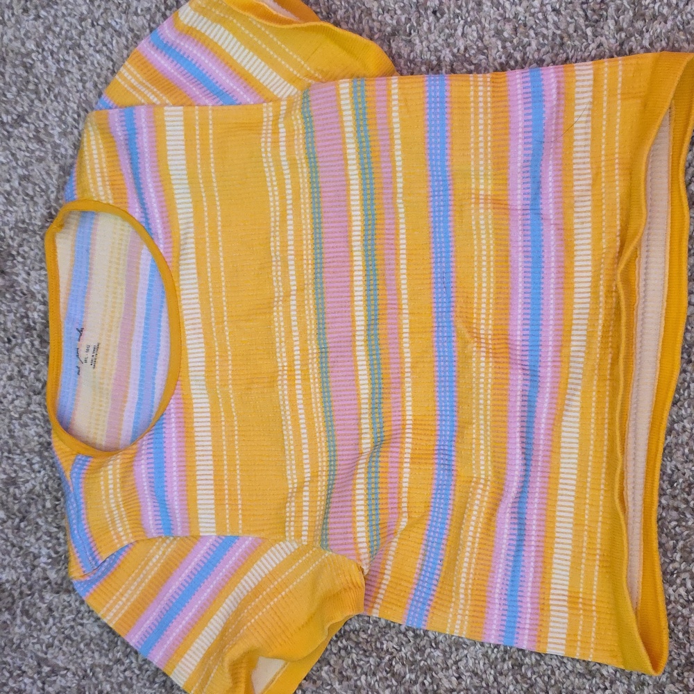 Striped Women's Crop Top